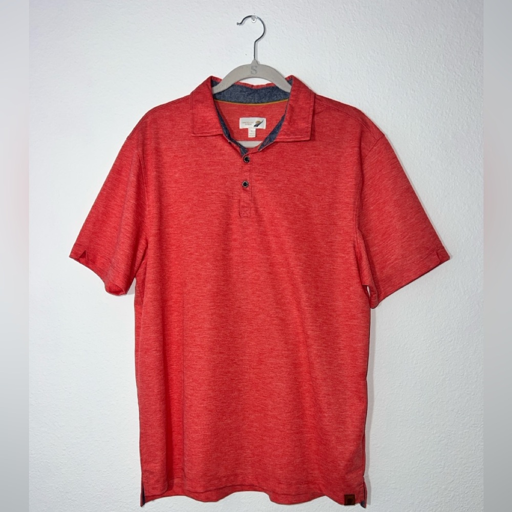 Fundamental‎ Coast Los Angeles Men's Salmon Polo Shirt L